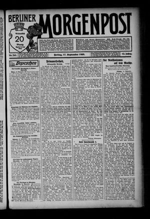 Berliner Morgenpost vom 17.09.1909