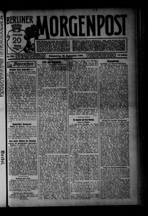 Berliner Morgenpost vom 30.09.1909