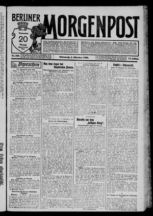 Berliner Morgenpost vom 06.10.1909