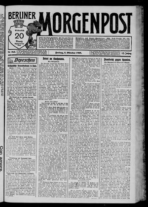 Berliner Morgenpost vom 08.10.1909