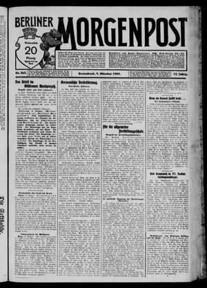 Berliner Morgenpost vom 09.10.1909