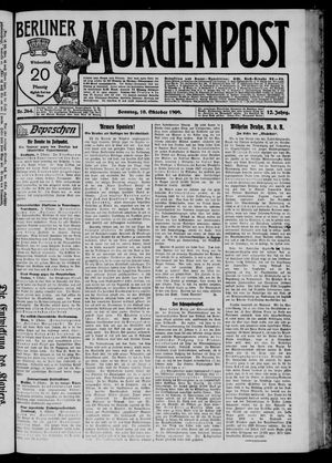 Berliner Morgenpost vom 10.10.1909