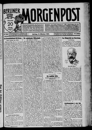 Berliner Morgenpost vom 15.10.1909