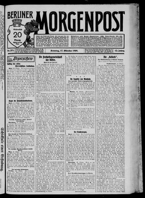 Berliner Morgenpost vom 17.10.1909