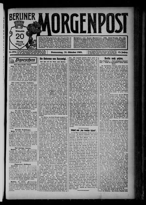 Berliner Morgenpost vom 21.10.1909