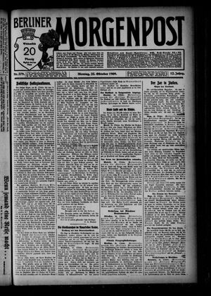 Berliner Morgenpost vom 25.10.1909
