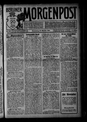 Berliner Morgenpost vom 28.10.1909