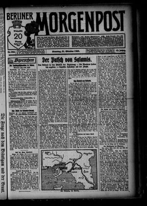 Berliner Morgenpost vom 31.10.1909