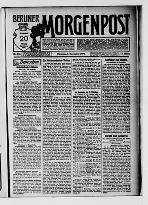 Berliner Morgenpost vom 02.11.1909