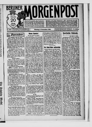 Berliner Morgenpost vom 08.11.1909