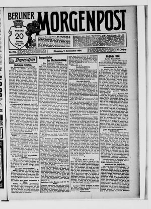 Berliner Morgenpost vom 09.11.1909