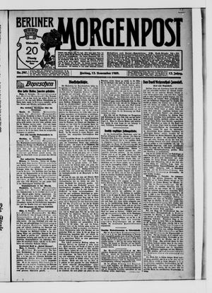 Berliner Morgenpost vom 12.11.1909