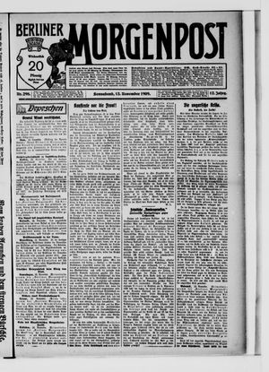 Berliner Morgenpost vom 13.11.1909