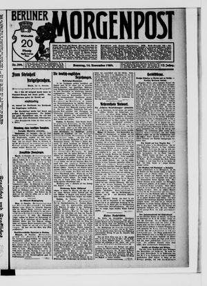 Berliner Morgenpost on Nov 14, 1909
