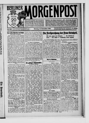 Berliner Morgenpost vom 15.11.1909