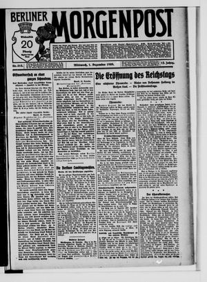 Berliner Morgenpost vom 01.12.1909