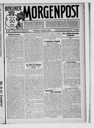 Berliner Morgenpost vom 06.12.1909
