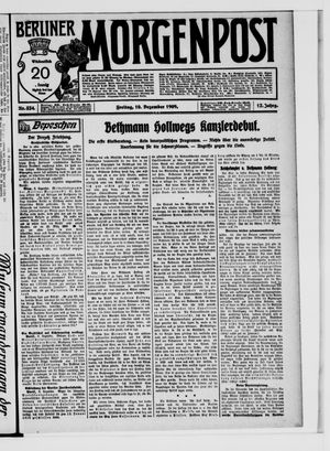Berliner Morgenpost vom 10.12.1909