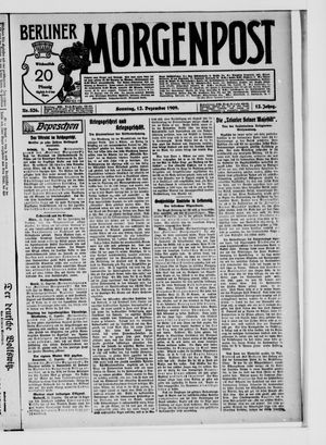 Berliner Morgenpost vom 12.12.1909