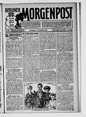 Berliner Morgenpost vom 18.12.1909