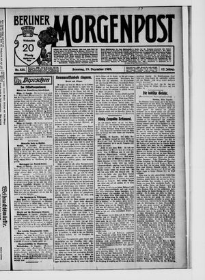 Berliner Morgenpost vom 19.12.1909