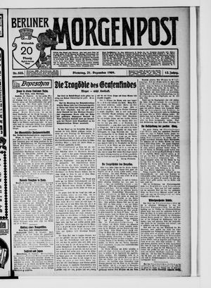 Berliner Morgenpost vom 21.12.1909