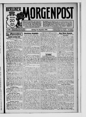Berliner Morgenpost vom 24.12.1909
