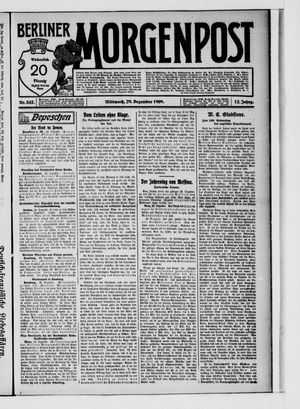 Berliner Morgenpost vom 29.12.1909