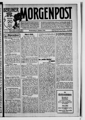 Berliner Morgenpost vom 06.01.1910