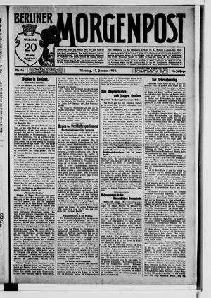 Berliner Morgenpost vom 17.01.1910