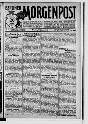 Berliner Morgenpost vom 18.01.1910