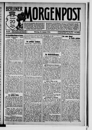 Berliner Morgenpost vom 24.01.1910