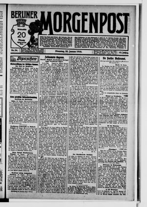 Berliner Morgenpost vom 25.01.1910