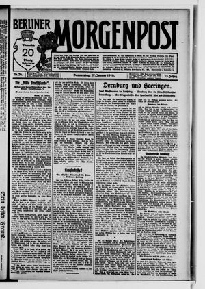 Berliner Morgenpost vom 27.01.1910