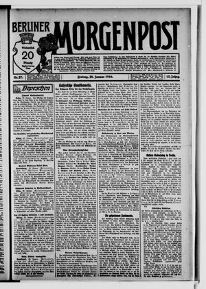 Berliner Morgenpost vom 28.01.1910