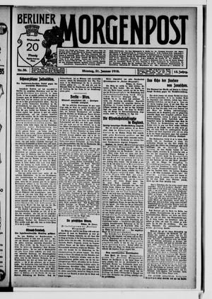 Berliner Morgenpost vom 31.01.1910