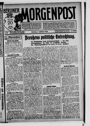 Berliner Morgenpost vom 06.02.1910