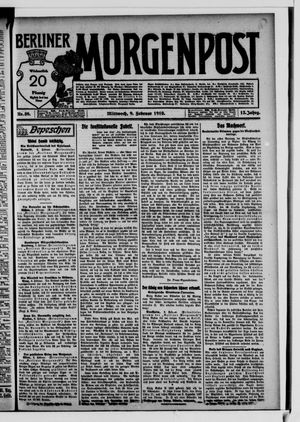 Berliner Morgenpost on Feb 9, 1910