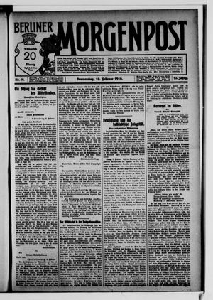 Berliner Morgenpost vom 10.02.1910