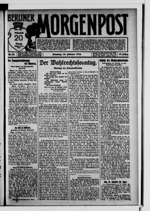 Berliner Morgenpost vom 13.02.1910