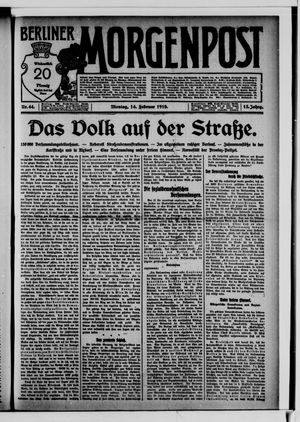 Berliner Morgenpost vom 14.02.1910