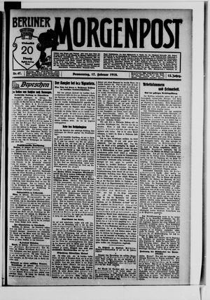 Berliner Morgenpost vom 17.02.1910