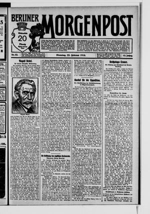 Berliner Morgenpost vom 22.02.1910