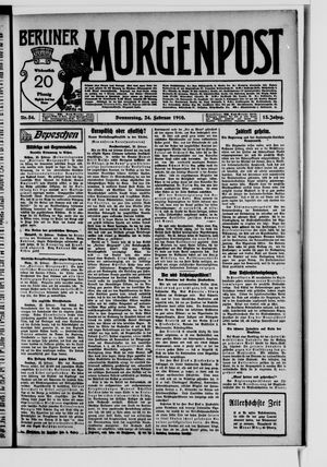 Berliner Morgenpost on Feb 24, 1910