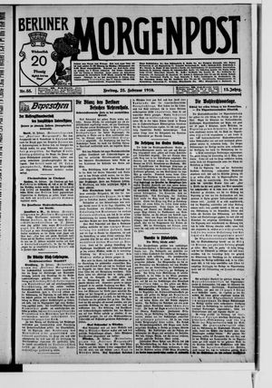 Berliner Morgenpost on Feb 25, 1910