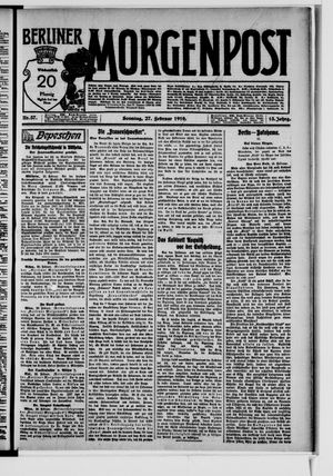 Berliner Morgenpost on Feb 27, 1910