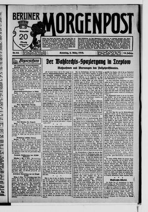 Berliner Morgenpost vom 06.03.1910