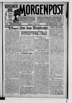 Berliner Morgenpost vom 14.03.1910