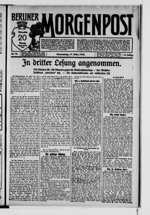 Berliner Morgenpost vom 17.03.1910