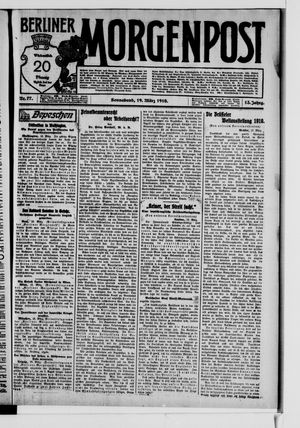 Berliner Morgenpost vom 19.03.1910